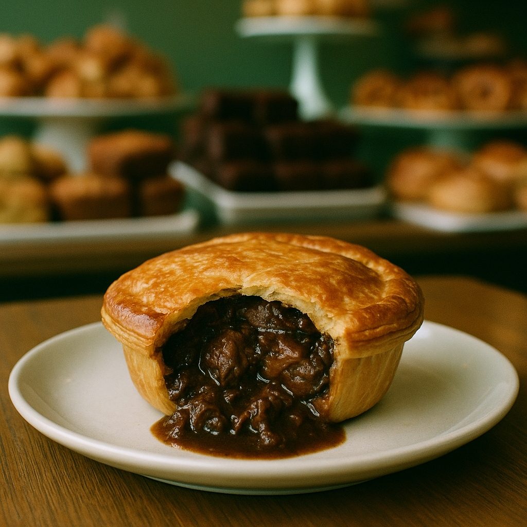 Venison & Red Wine Pie.