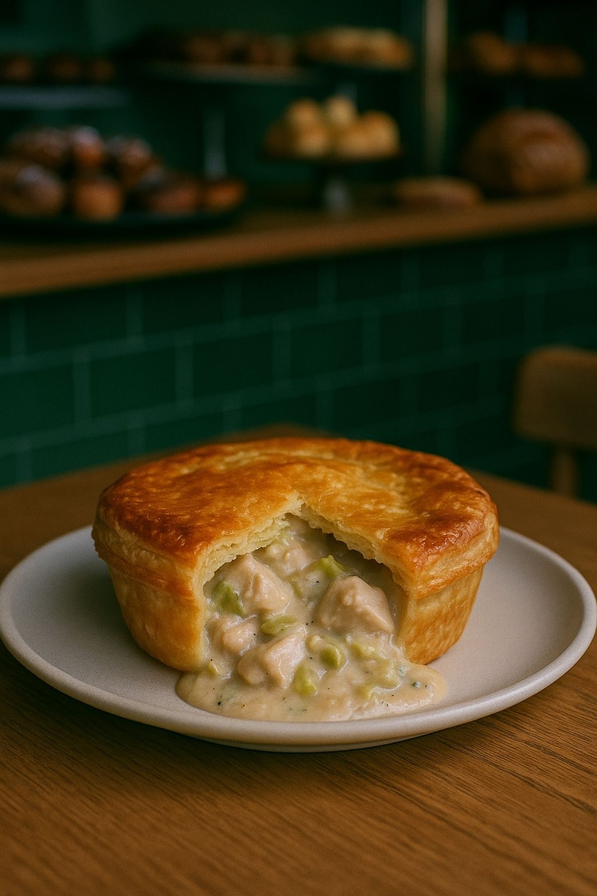 Chicken & Leek Pie.